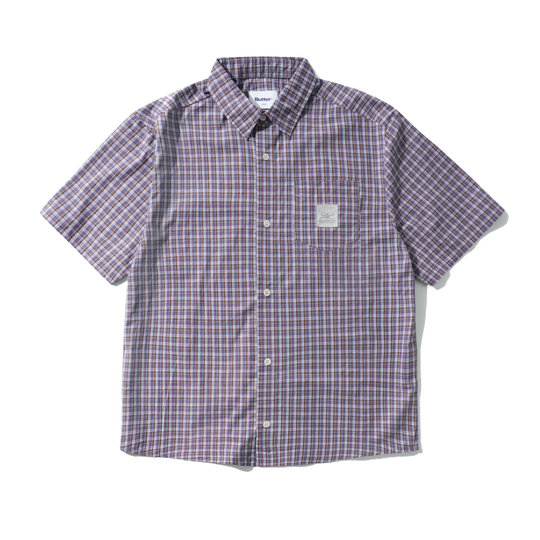 Equipment S/S Shirt, Navy / Brown