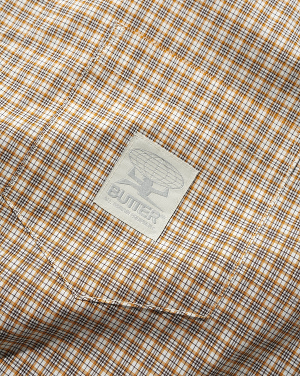Butter Goods Equipment S/S Shirt, Tan / Mustard