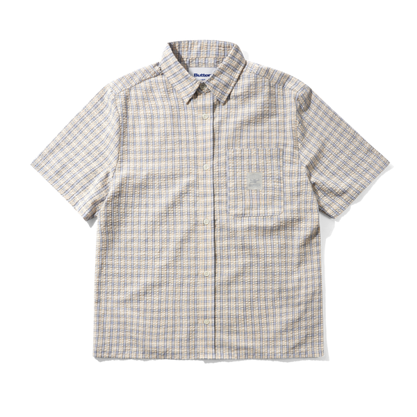 Butter Goods Equipment S/S Shirt, Blue / Yellow