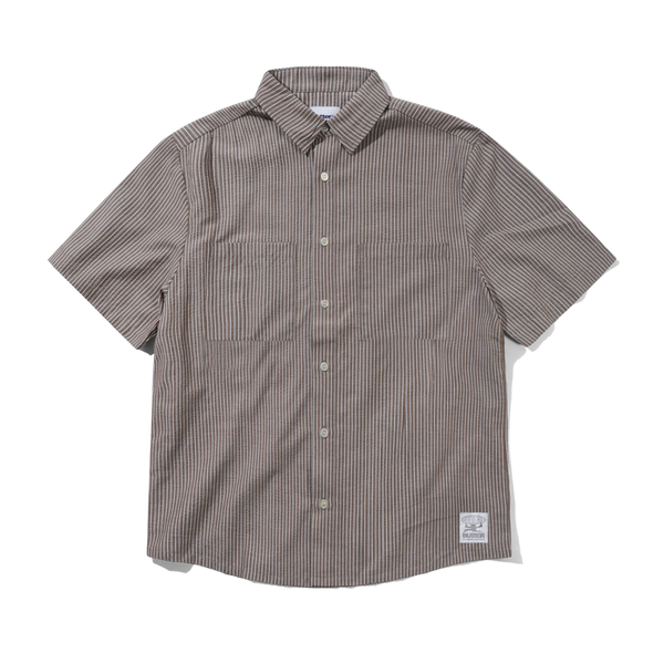 Butter Goods Equipment S/S Shirt, Brown