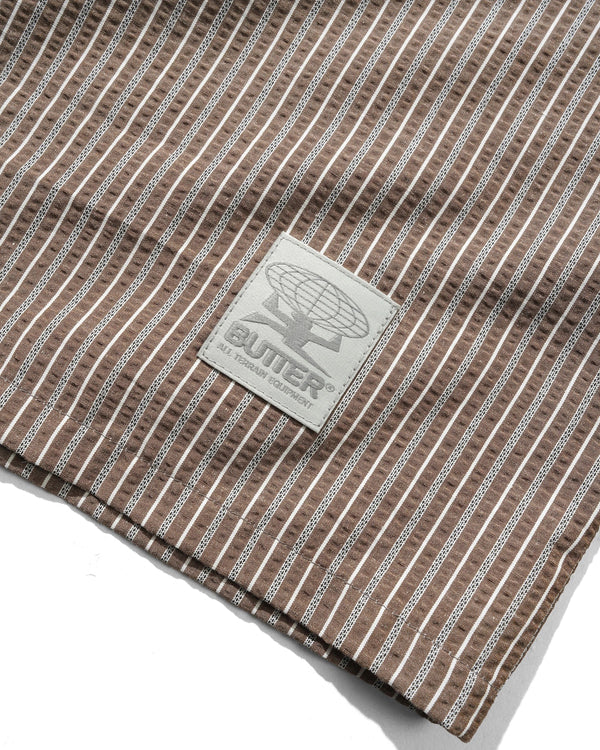 Butter Goods Equipment S/S Shirt, Brown