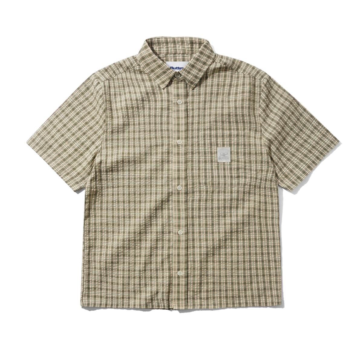 Equipment S/S Shirt, Moss / Yellow