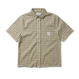 Equipment S/S Shirt, Moss / Yellow