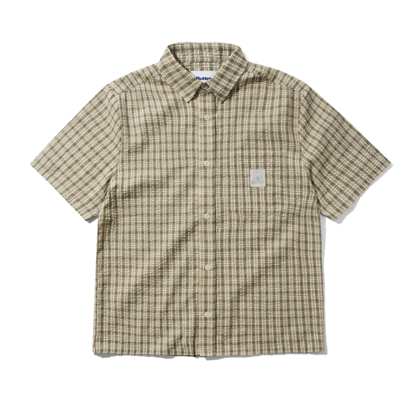 Butter Goods Equipment S/S Shirt, Moss / Yellow
