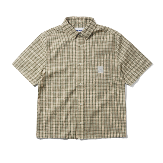Equipment S/S Shirt, Moss / Yellow