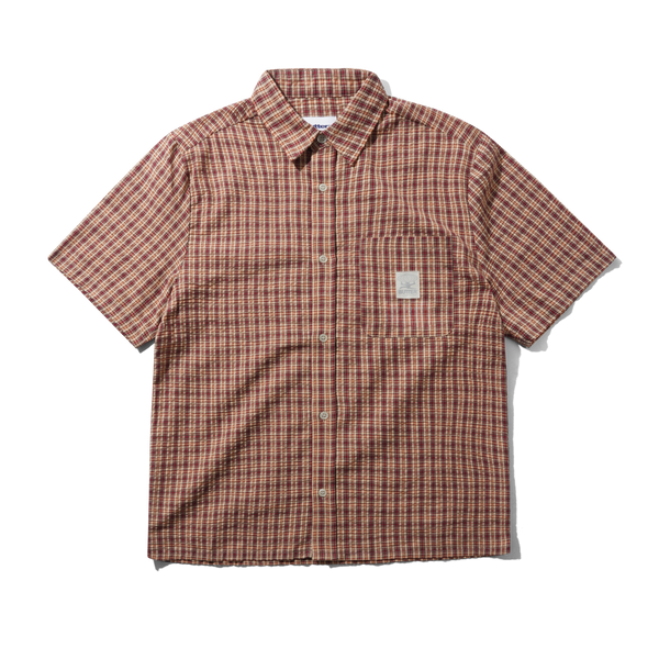 Butter Goods Equipment S/S Shirt, Red / Yellow
