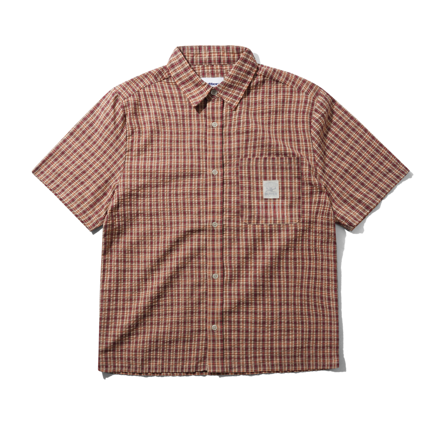 Equipment S/S Shirt, Red / Yellow