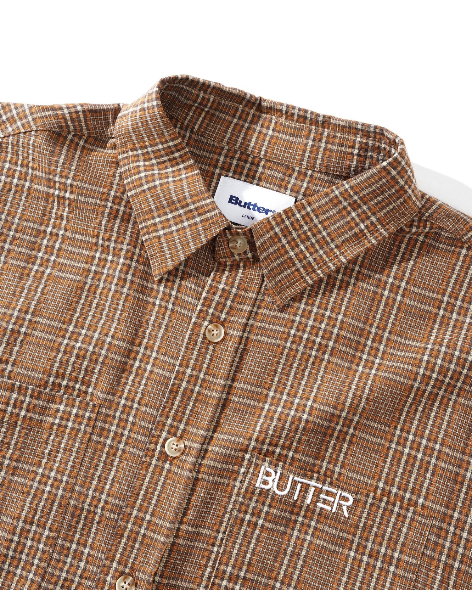 Equipt Plaid Shirt, Oak