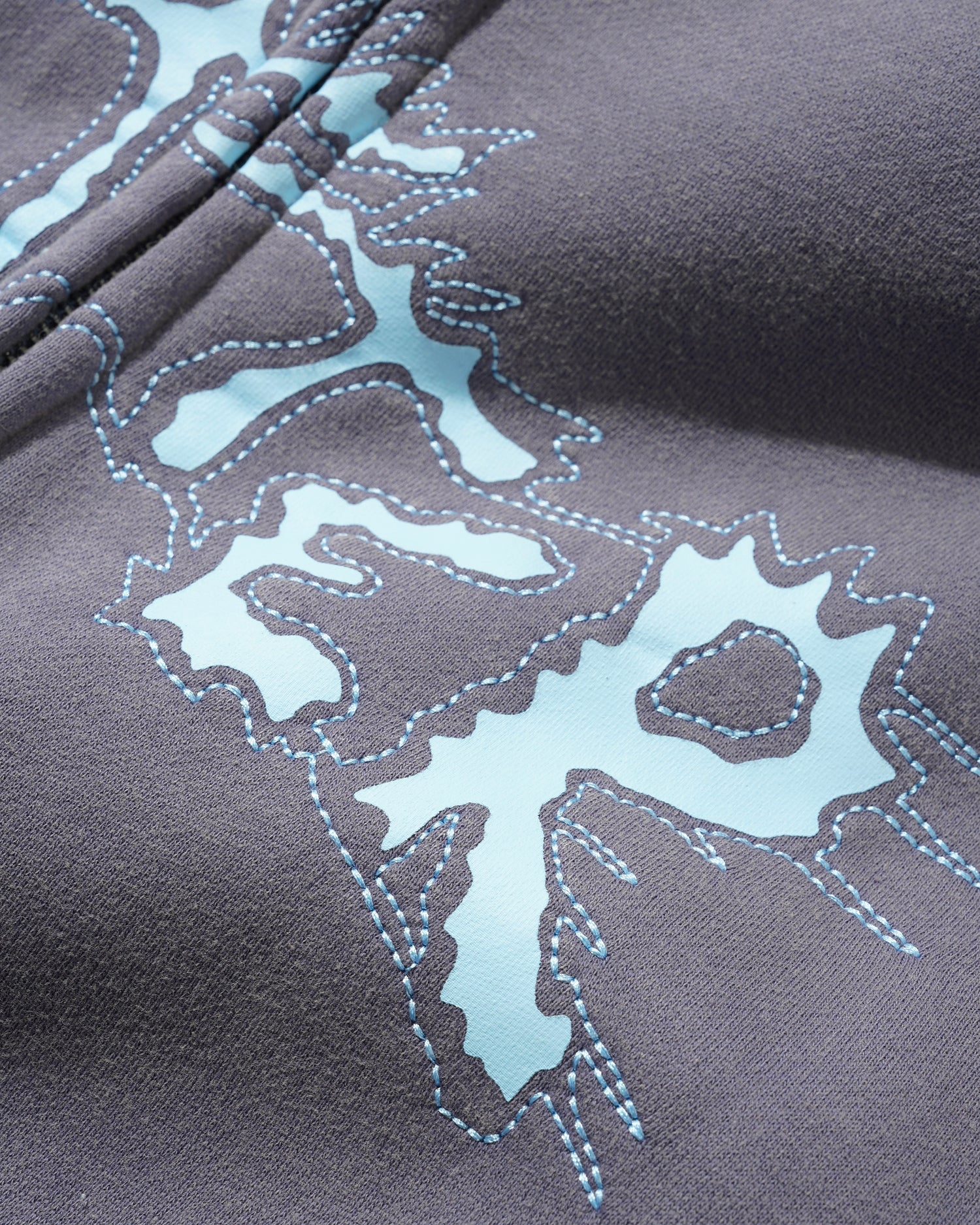 Eruption Zip-Thru Hood, Denim