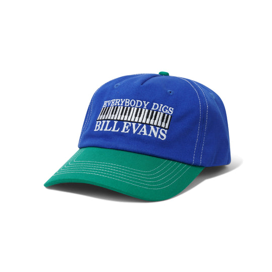 Everybody Digs 5 Panel Cap, Royal Blue / Kelly Green