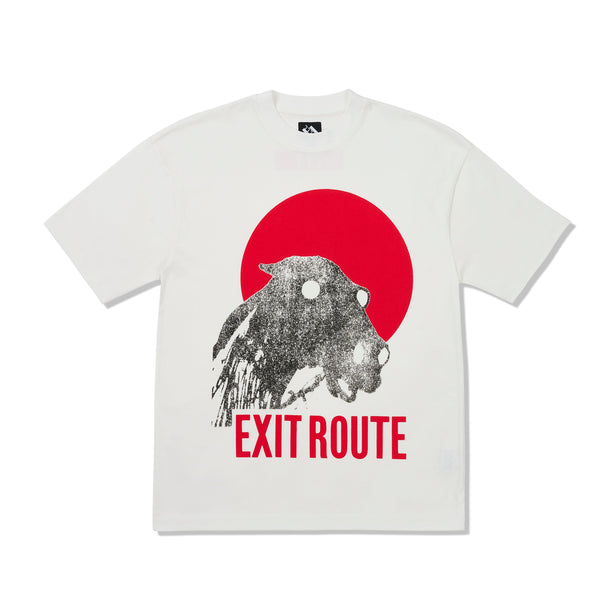 The Trilogy Tapes TTT Exit Route Tee, White