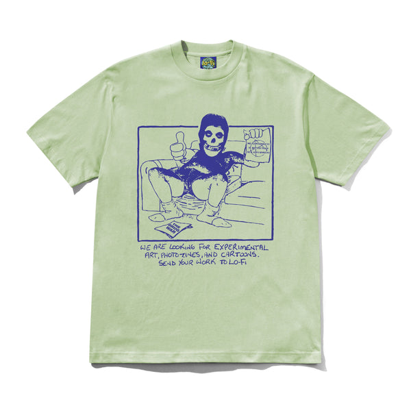Lo-Fi Experimental Tee, Washed Matcha