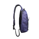 Express Shoulder Bag, Navy Plaid