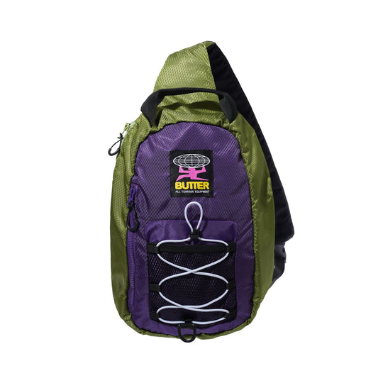 Express Shoulder Bag, Grass / Purple