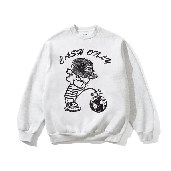 Cash Only FTW Crewneck, Ash