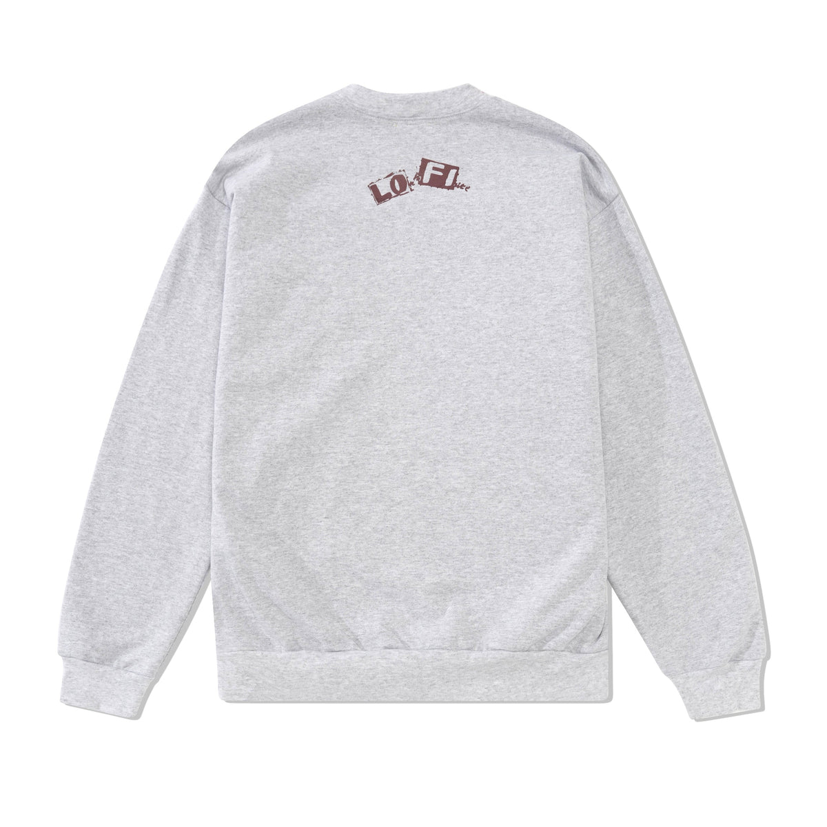 Face Crewneck Sweatshirt No. 1, Ash Grey
