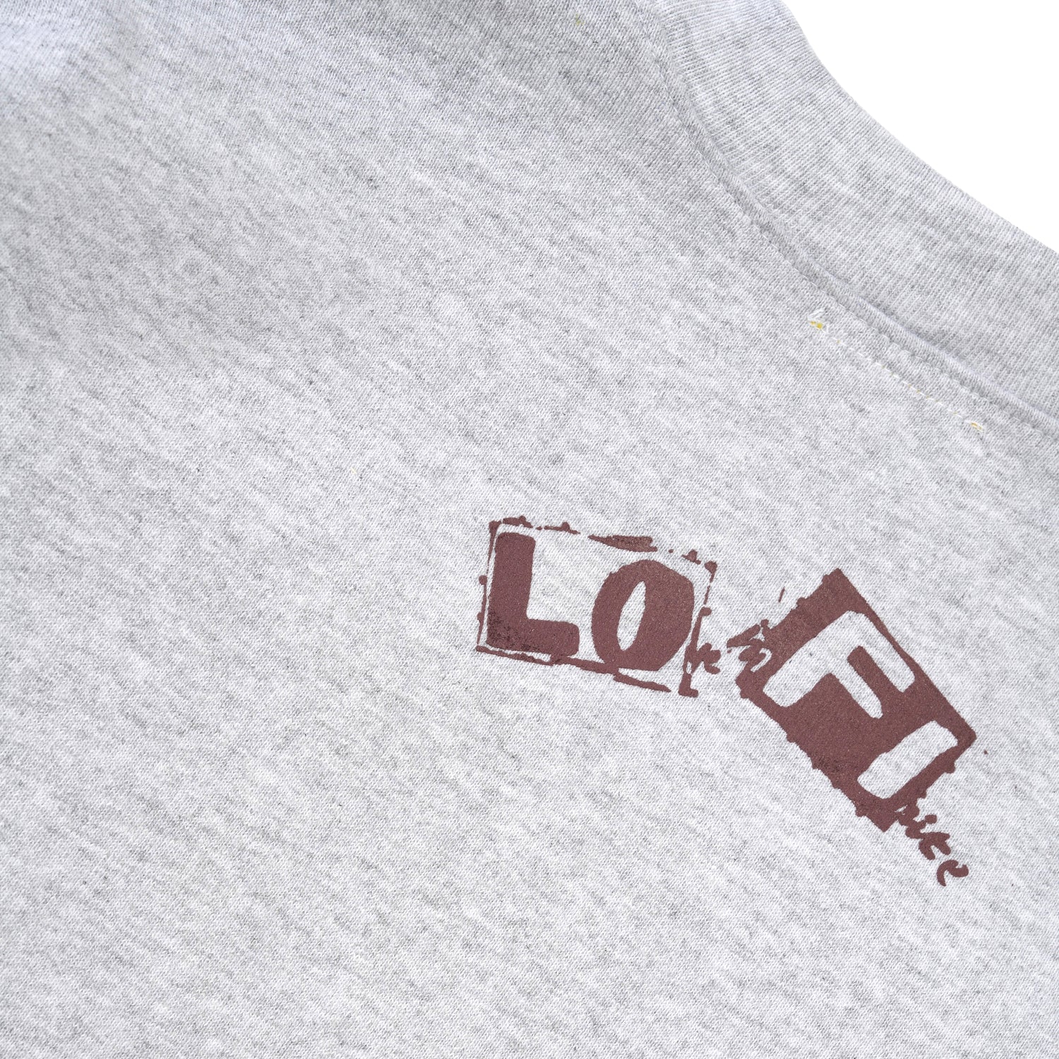 Face Crewneck Sweatshirt No. 1, Ash Grey