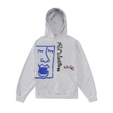 Faces Pullover Hood, Ash Grey