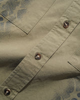 Fade Button Up Shirt, Washed Fatigue