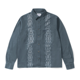 Fade Button Up Shirt, Washed Navy