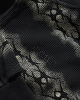 Faded Waffle Zip-Thru Hood, Washed Black
