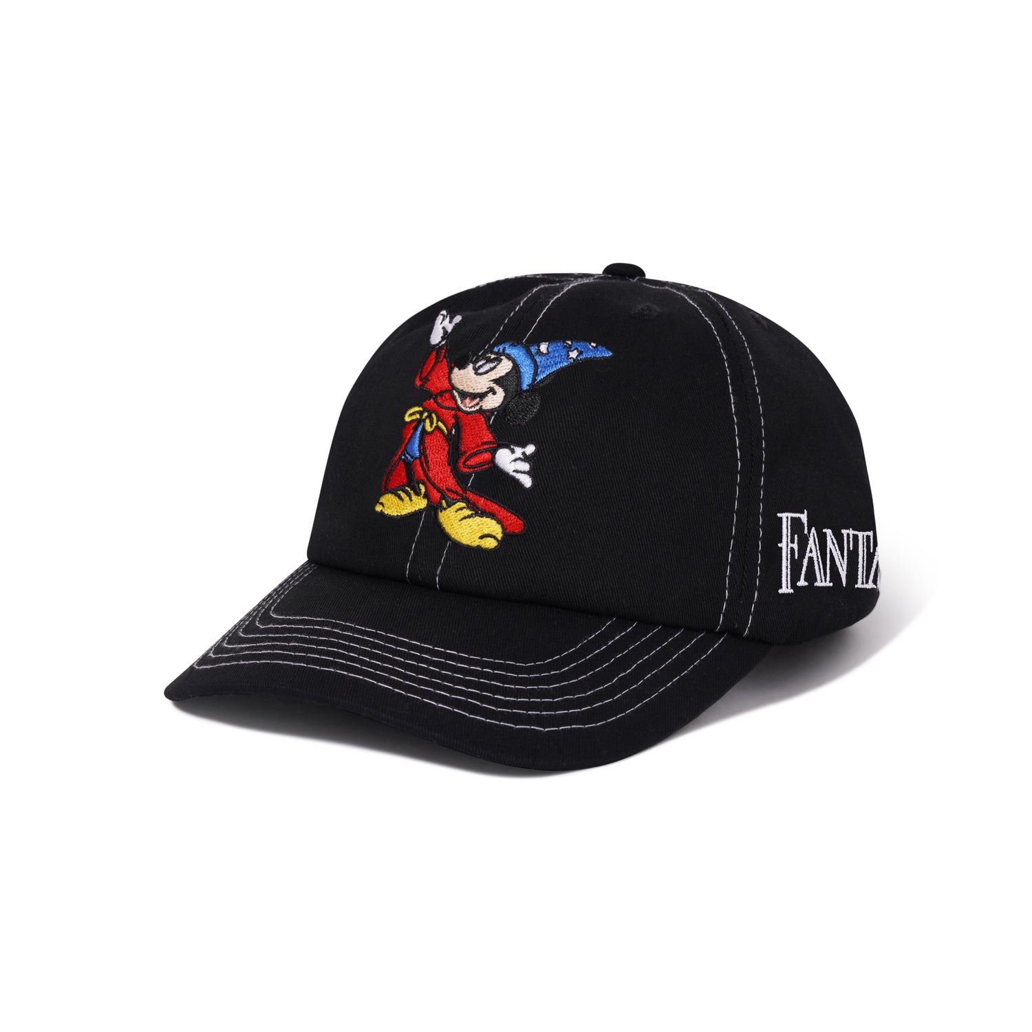 Fantasia 6 Panel Cap, Black