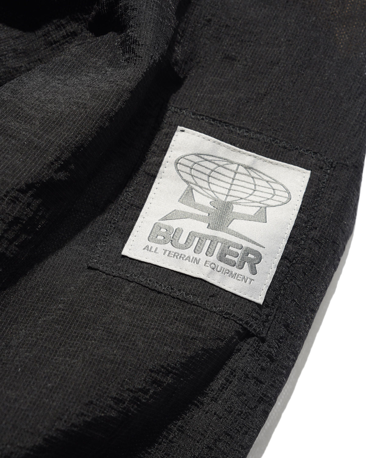 Fine Mesh Anorak, Black