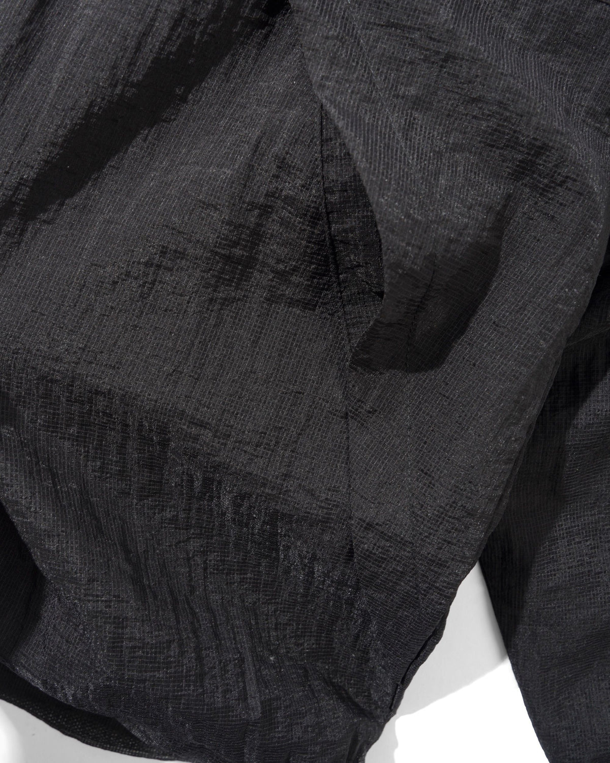 Fine Mesh Anorak, Black