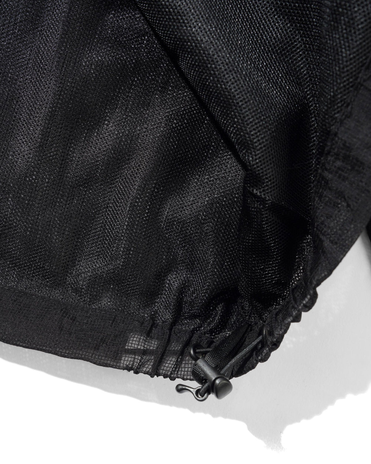 Fine Mesh Anorak, Black