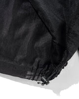 Fine Mesh Anorak, Black