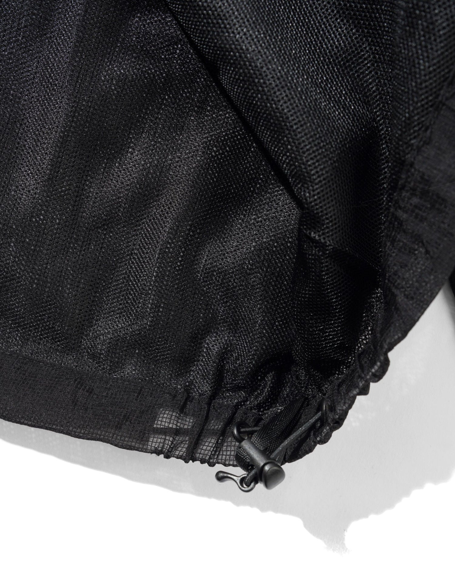 Fine Mesh Anorak, Black
