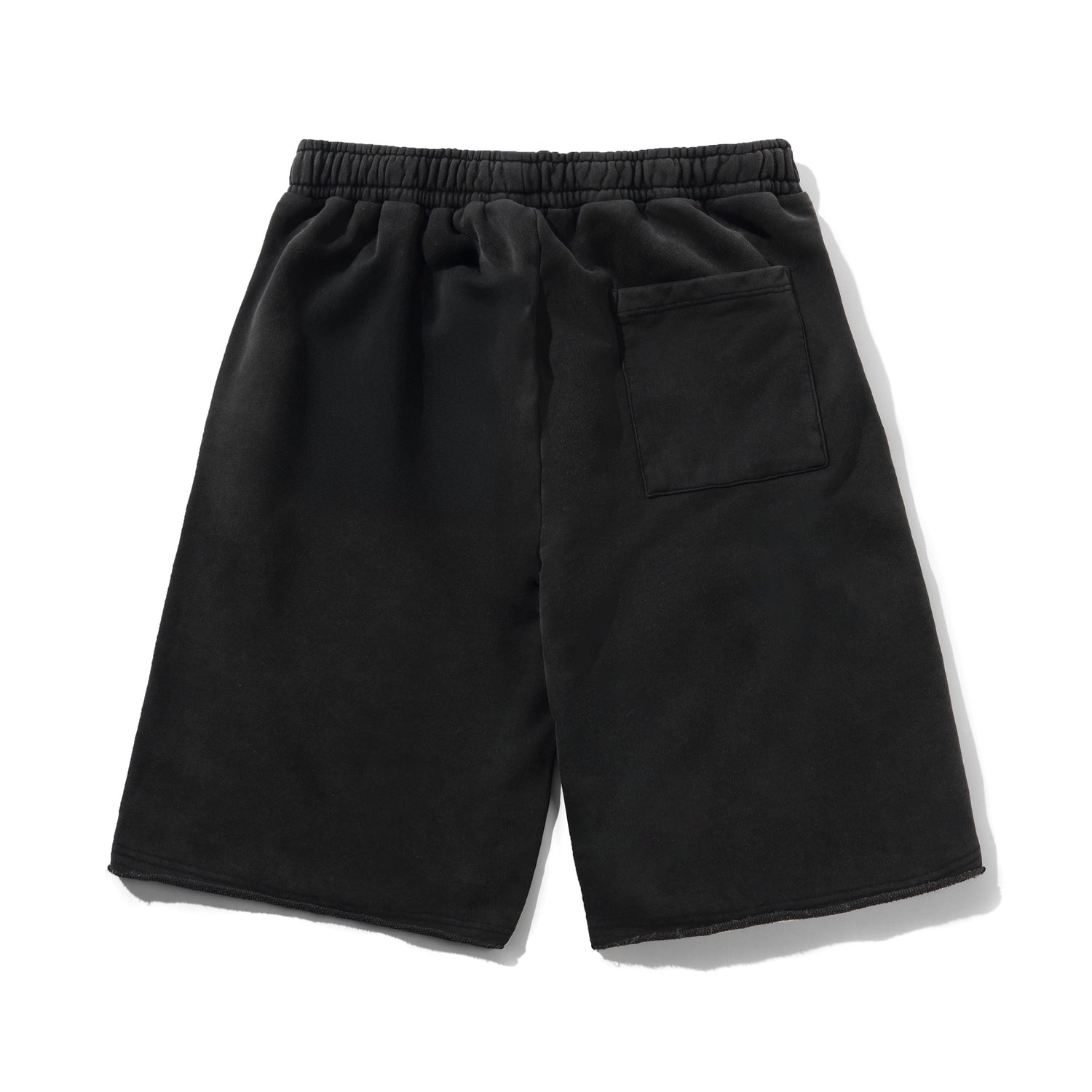 Fleece Shorts, Washed Black