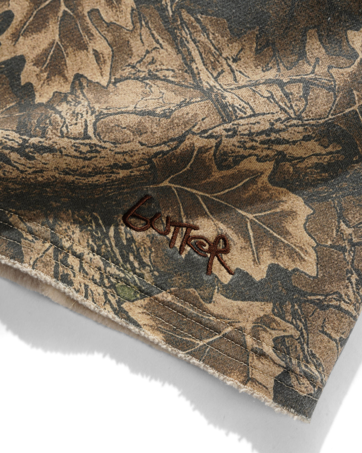 Fleece Shorts, Forest Camo