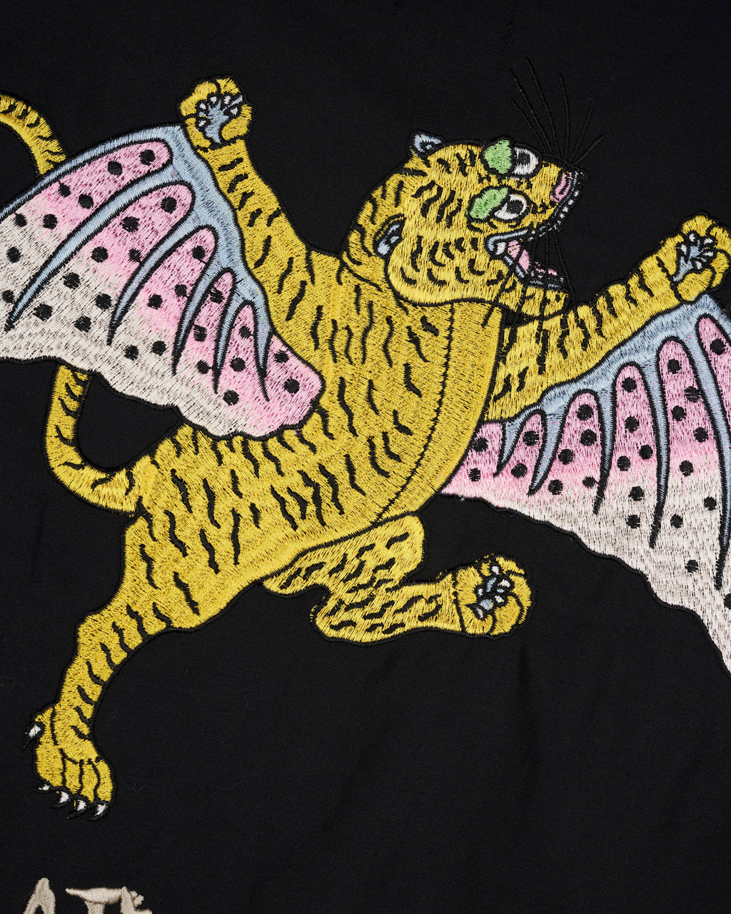 Flying Tiger S/S Western Shirt, Black