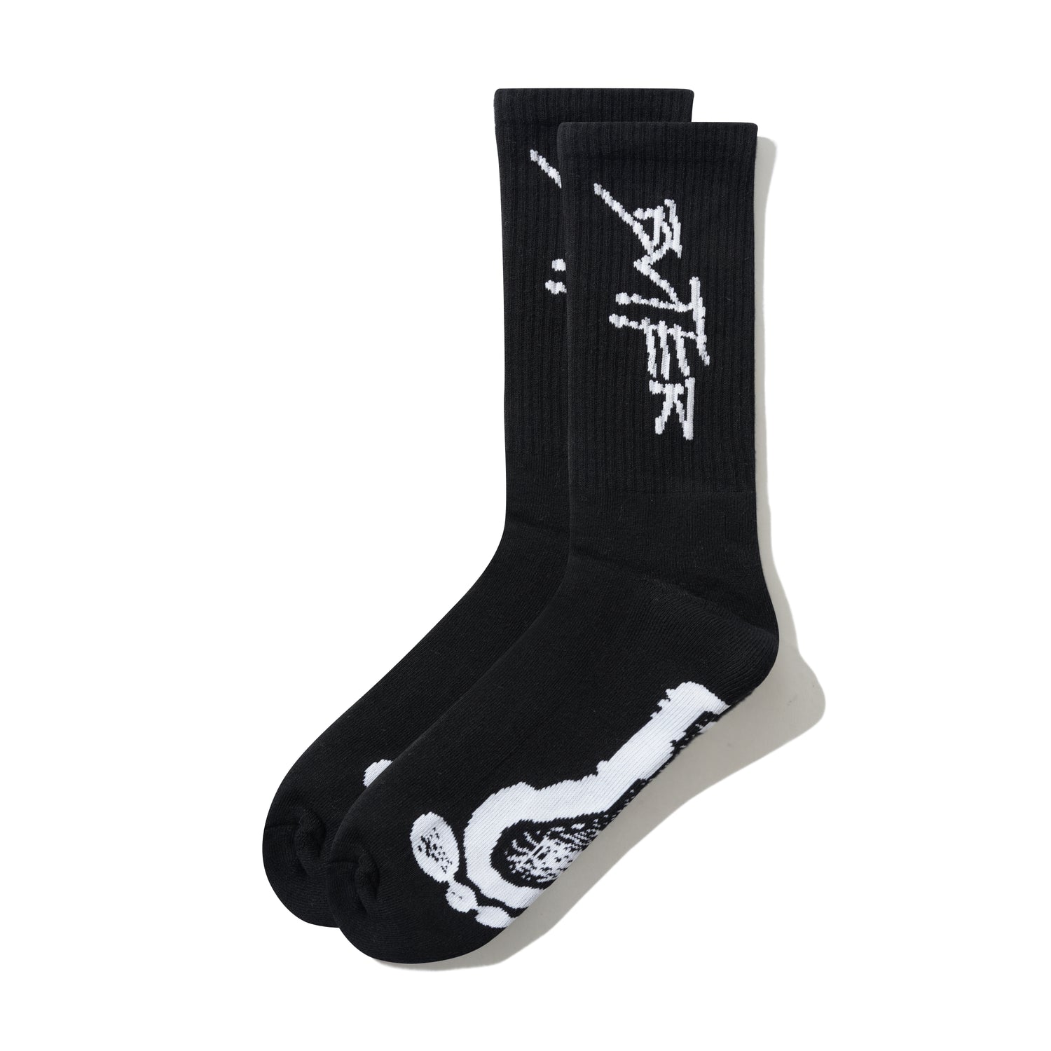Footprints Socks, Black