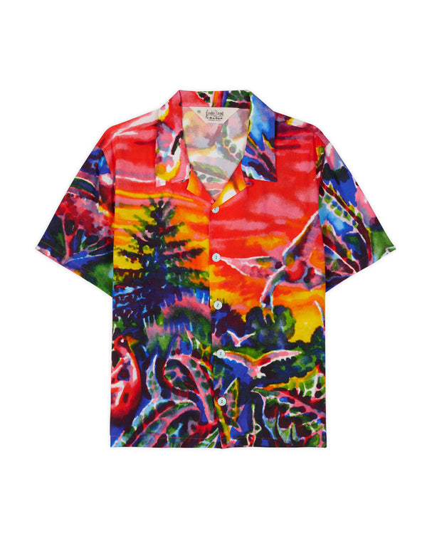 Brain Dead Forgotten Friend S/S Shirt, Red