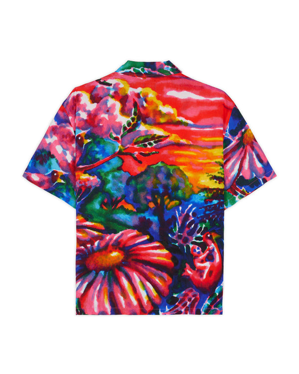Brain Dead Forgotten Friend S/S Shirt, Red