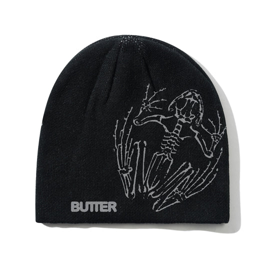Fossil Skully Beanie, Black