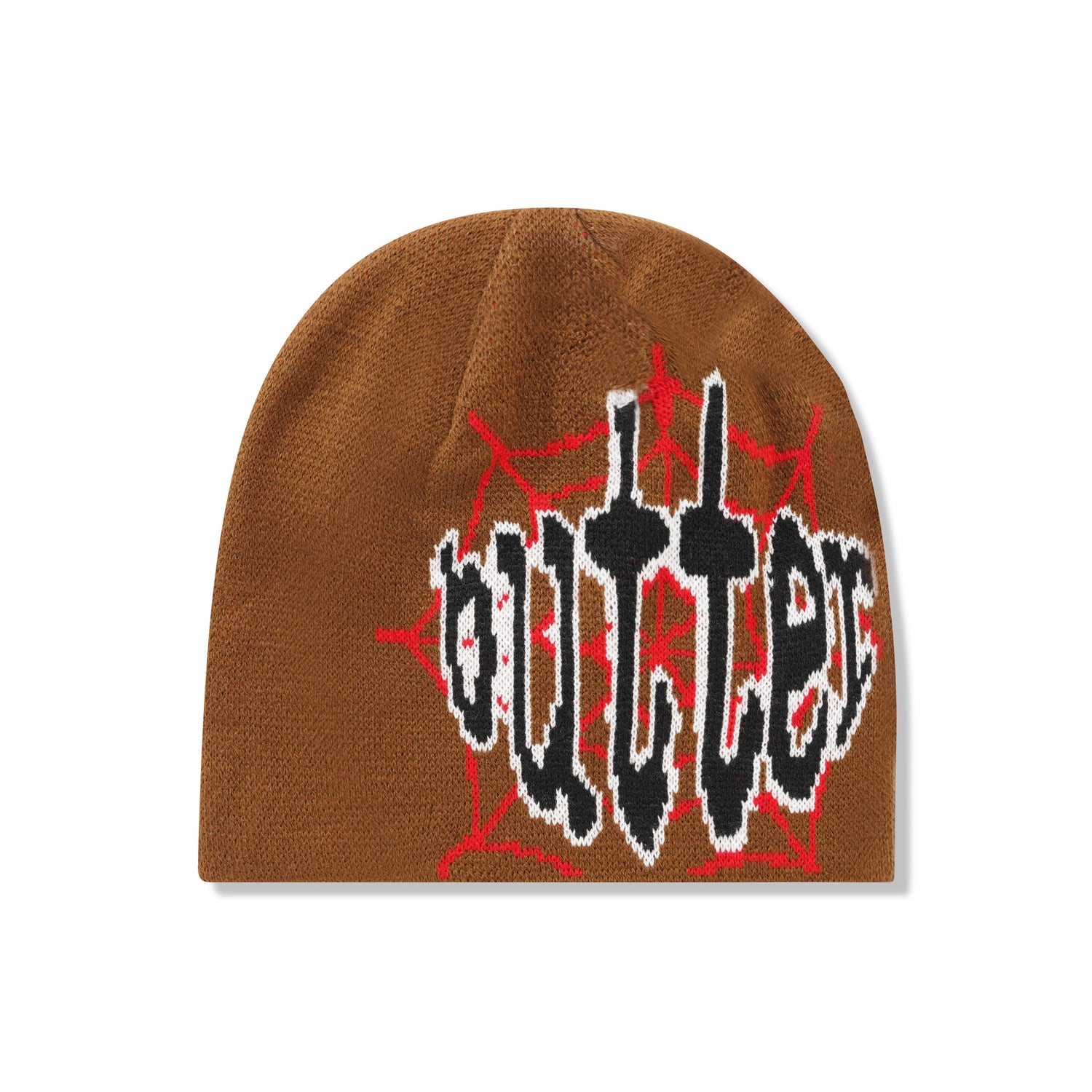 Frenzy Skully Beanie, Brown