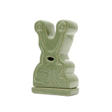 Frog Ceramic Incense Holder, Light Green