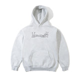 Frog Logo Pullover Hood, Ash