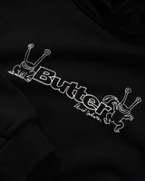 Frog Logo Pullover Hood, Black