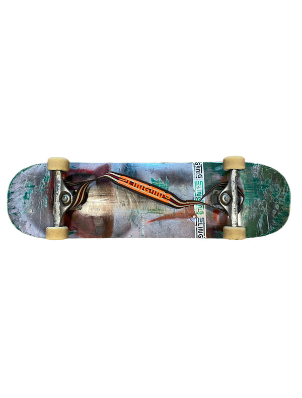 Slingting Skateboard Sling, Brown Stripe