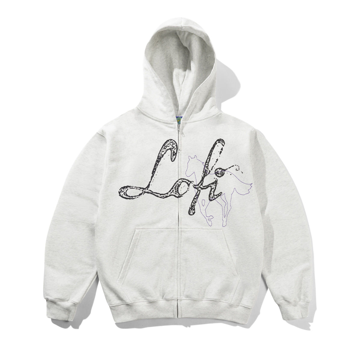 Gallop Zip-Thru Hood, Ash