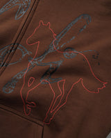 Gallop Zip-Thru Hood, Brown