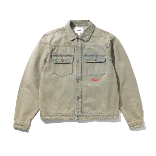 Butter Goods Garage Denim Jacket, Sunfade Blue