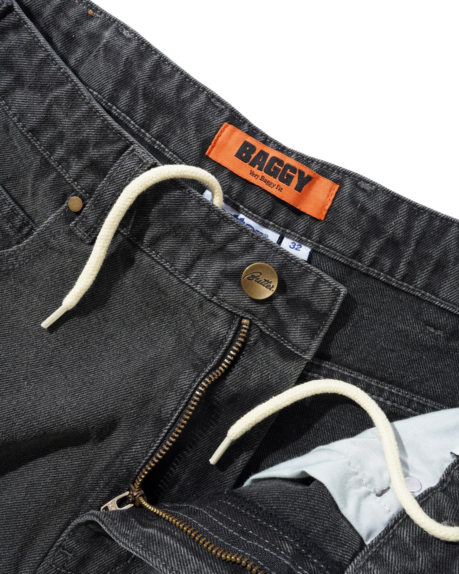 Garage Denim Jeans, Faded Black