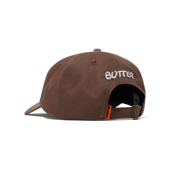 Butter Goods Garbage 6 Panel Cap, Redwood