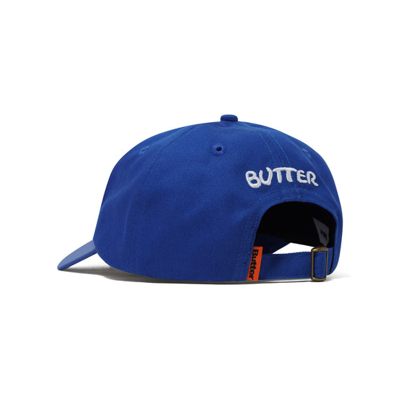 Butter Goods Garbage 6 Panel Cap, Royal Blue
