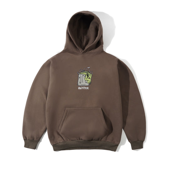 Garbage Pullover Hood, Washed Brown